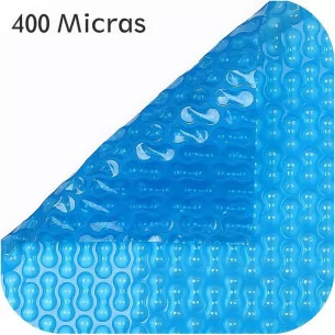 Bâche à bulles pour piscine sur mesure RaeGuard Geobubble 500 microns