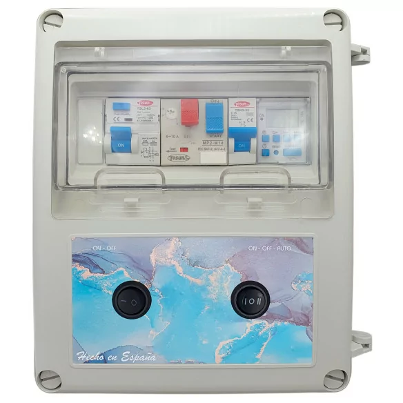 Electrical panel for swimming pool with 50W transformer 2