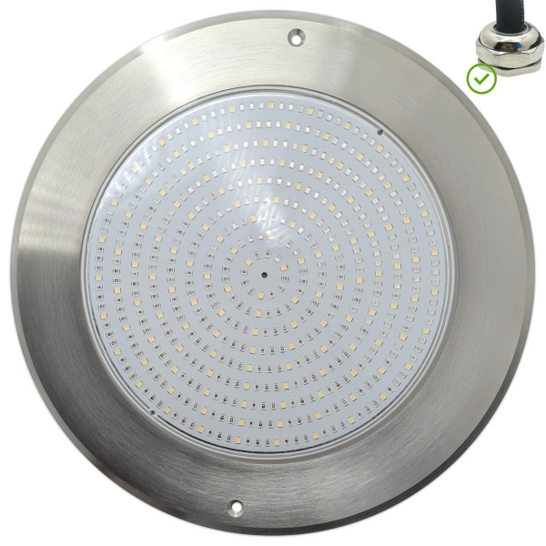 RGB 4-Wire Stainless Steel LED Swimming Pool Spotlight - 1