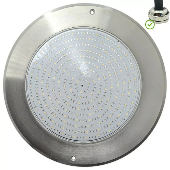 Projecteur LED RVB 4 fils en acier inoxydable pour piscine - 1