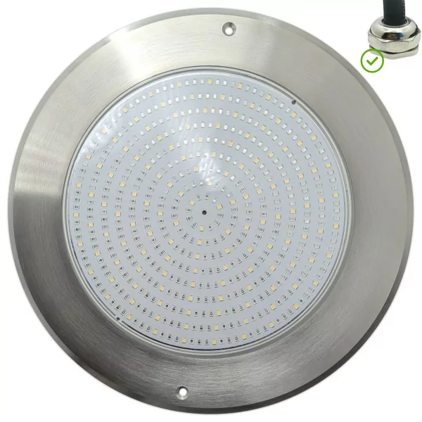  Foco LED Blanco Frío Acero Inoxidable para Piscina Swimhome Focos Led de Piscina Superficie