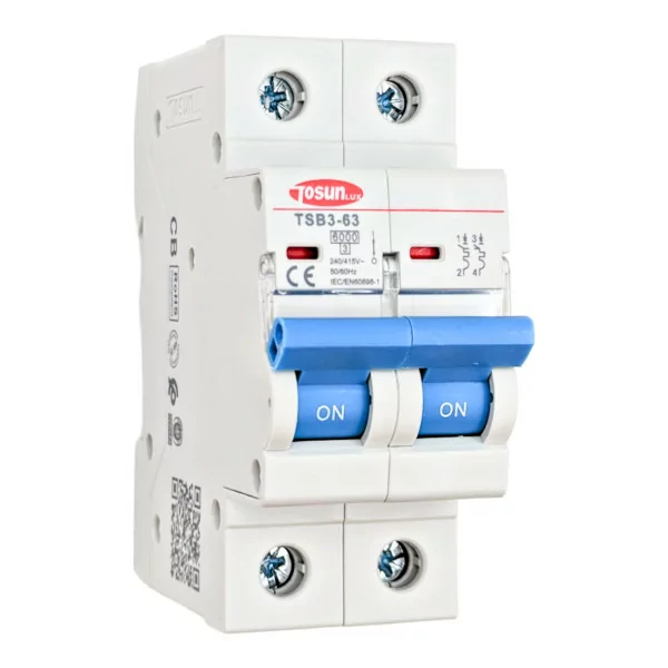 Thermal Circuit Breaker TSB3-63 Model 2P