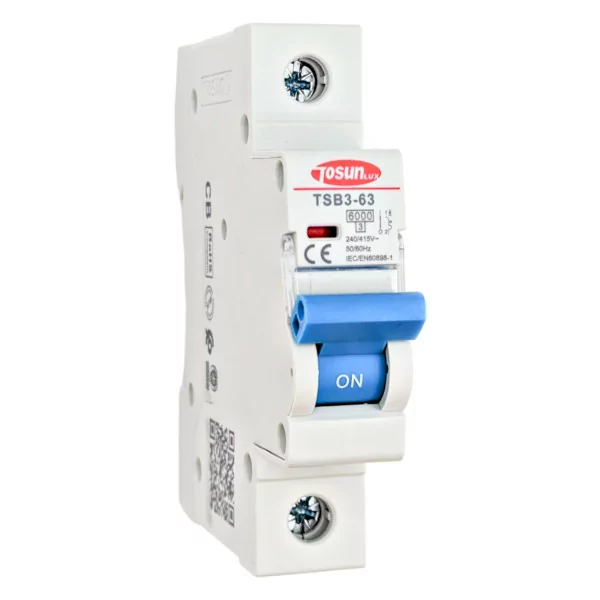 1P 6kA 6-50A magneto-thermal circuit breaker