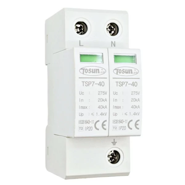 Transient Surge Protector TSP7-40 40kA 2, 3 poles and NPE