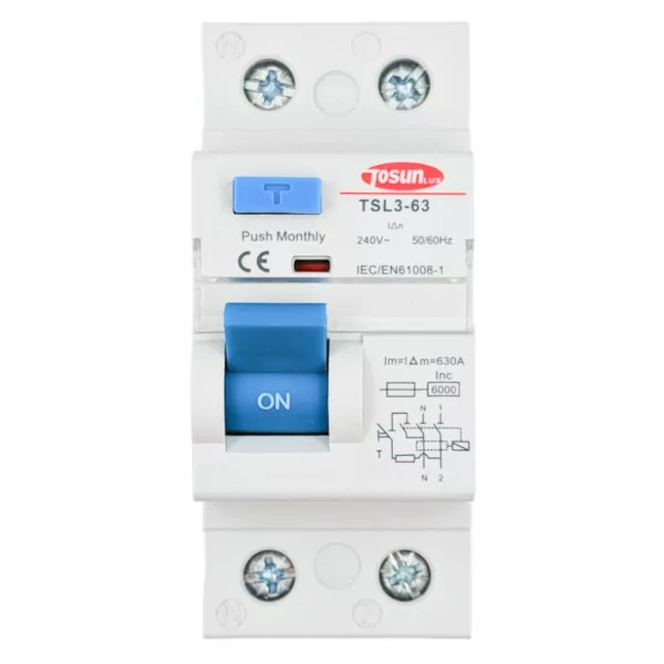 Residential residual current device 30mA 6KA 1P+N type A