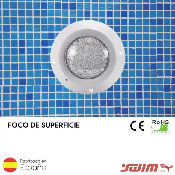 HB LEDS Foco LED Piscina RGB Control Gris 18W-12V Con Fuente de poder 5 Amp